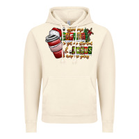 Vintage Artic Coffee  Jesus Vintage Hoodie - CowhideDigitalArt