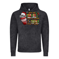 Vintage Black Coffee  Jesus Vintage Hoodie - CowhideDigitalArt