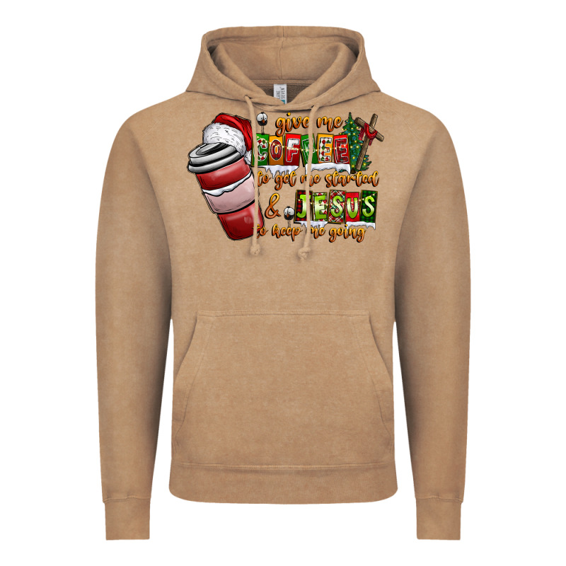 Coffee  Jesus Vintage Hoodie by CowhideDigitalArt | Teevron