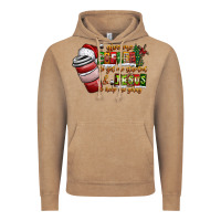 Vintage Coffee Coffee  Jesus Vintage Hoodie - CowhideDigitalArt