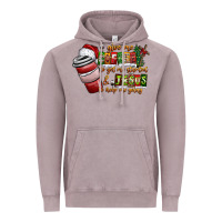 Vintage Zinc Coffee  Jesus Vintage Hoodie - CowhideDigitalArt