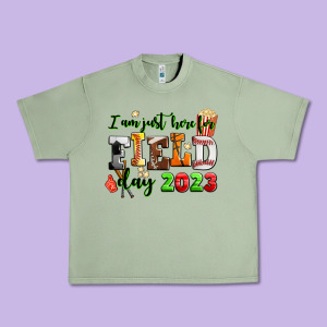 I Am Just Here For Field Day  2023 Urban Heavy Tee Designed By Adodesignshop
