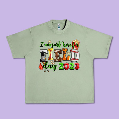 I Am Just Here For Field Day  2023 Urban Heavy Tee Designed By Adodesignshop