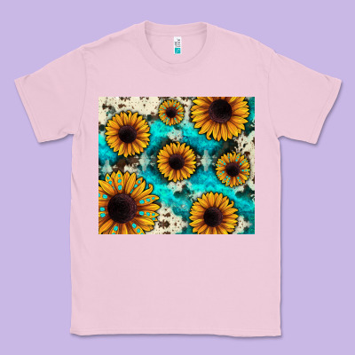 Gemstone Sunflower Classic Tee Designed By Jahusdesignshop