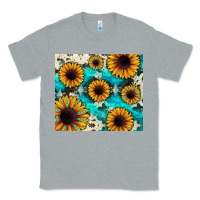 Heather Grey gemstone sunflower Classic Tee - JahusDesignShop