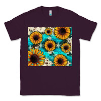 Plum gemstone sunflower Classic Tee - JahusDesignShop