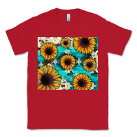 Red gemstone sunflower Classic Tee - JahusDesignShop