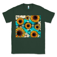 Sports Green gemstone sunflower Classic Tee - JahusDesignShop