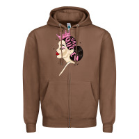 Chestnut yas queen Zipper Hoodie - MaliasSmallBusiness