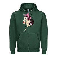 Sports Green yas queen Zipper Hoodie - MaliasSmallBusiness