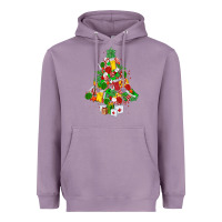 Lavender nurse christmas tree Heavyweight Hoodie - MaliasSmallBusiness