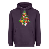 Plum nurse christmas tree Heavyweight Hoodie - MaliasSmallBusiness