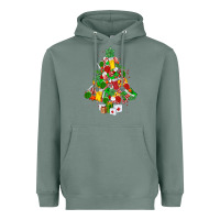 Sage nurse christmas tree Heavyweight Hoodie - MaliasSmallBusiness