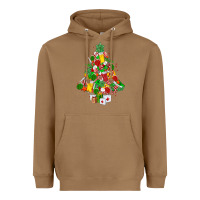 Toasted Coconut nurse christmas tree Heavyweight Hoodie - MaliasSmallBusiness