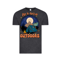 Vintage Black life is better outdoors Vintage Tee - JahusDesignShop
