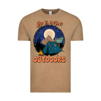 Vintage Coffee life is better outdoors Vintage Tee - JahusDesignShop