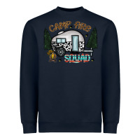 Navy camp fire squad Heavyweight Sweatshirt - CowhideDigitalArt