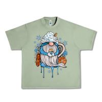 Oil Green winter gnome coffee Urban Heavy Tee - JahusDesignShop