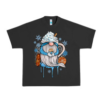 Pigment Black winter gnome coffee Urban Heavy Tee - JahusDesignShop