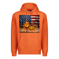 Carrot halloween american flag tumbler Premium Hoodie - Jasminsmagicworld