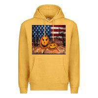 Mustard halloween american flag tumbler Premium Hoodie - Jasminsmagicworld