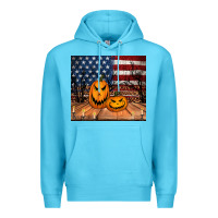 Ocean Blue halloween american flag tumbler Premium Hoodie - Jasminsmagicworld