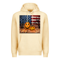 Halloween American Flag Tumbler Premium Hoodie | Teevron