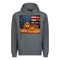 Rock halloween american flag tumbler Premium Hoodie - Jasminsmagicworld