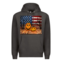 Smoke halloween american flag tumbler Premium Hoodie - Jasminsmagicworld