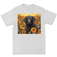 Dove Grey black lab Premium Tee - Unal Design