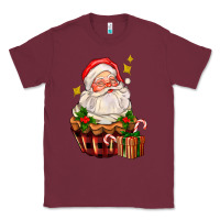 Burgundy santa claus cupcake Classic Tee - AdoDesignShop