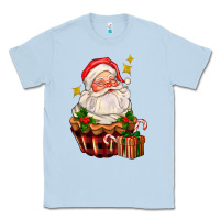 Dusty Blue santa claus cupcake Classic Tee - AdoDesignShop
