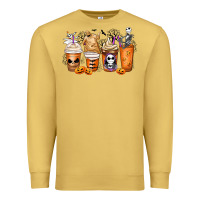 Antique Gold nightmare coffee cups Premium Sweatshirt - MaliasSmallBusiness