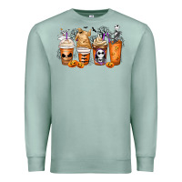 Seafoam nightmare coffee cups Premium Sweatshirt - MaliasSmallBusiness