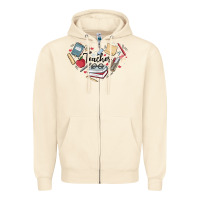 Sandshell teacher Zipper Hoodie - MaliasSmallBusiness