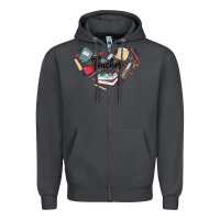 Smoke teacher Zipper Hoodie - MaliasSmallBusiness