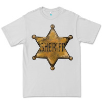 Dove Grey sheriff star Premium Tee - BarkalooDesign