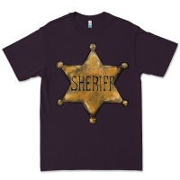 Plum sheriff star Premium Tee - BarkalooDesign