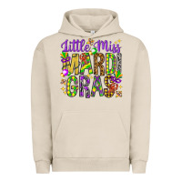 Pigment French Oak little miss mardi gras hjf Urban Hoodie - HowdyJamesFarm