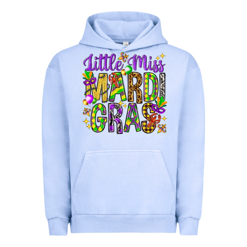 Little Miss Mardi Gras Hjf Urban Hoodie by HowdyJamesFarm | Teevron