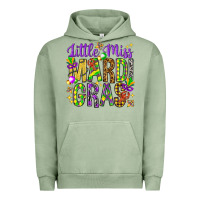 Pigment Oil Green little miss mardi gras hjf Urban Hoodie - HowdyJamesFarm