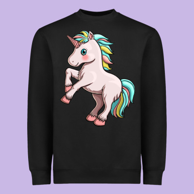 Cute Unicorn Heavyweight Sweatshirt Designed By Fadigitalartstudio