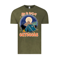 Vintage Olive life is better outdoors Vintage Tee - JahusDesignShop