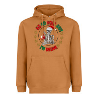 Meerkat ho ho holly shit skeleton santa Heavyweight Hoodie - MaliasSmallBusiness