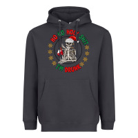Smoke ho ho holly shit skeleton santa Heavyweight Hoodie - MaliasSmallBusiness