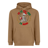 Toasted Coconut ho ho holly shit skeleton santa Heavyweight Hoodie - MaliasSmallBusiness