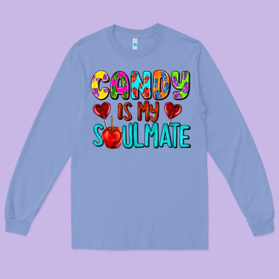 Candy Is My Soulmate Long Sleeve Tee Designed By Adodesignshop