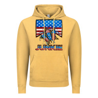 Vintage Mustard American junkie Vintage Hoodie - Neo Western