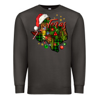 Smoke Christmas Texas map Premium Sweatshirt - NancyCooperArtShop