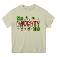 Mossy The Naughty One Christmas Heavy Core Tee - Artiststas